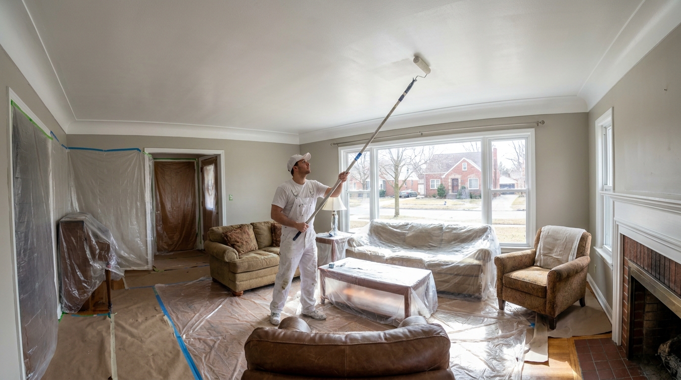 Ceiling Painting project inspiration