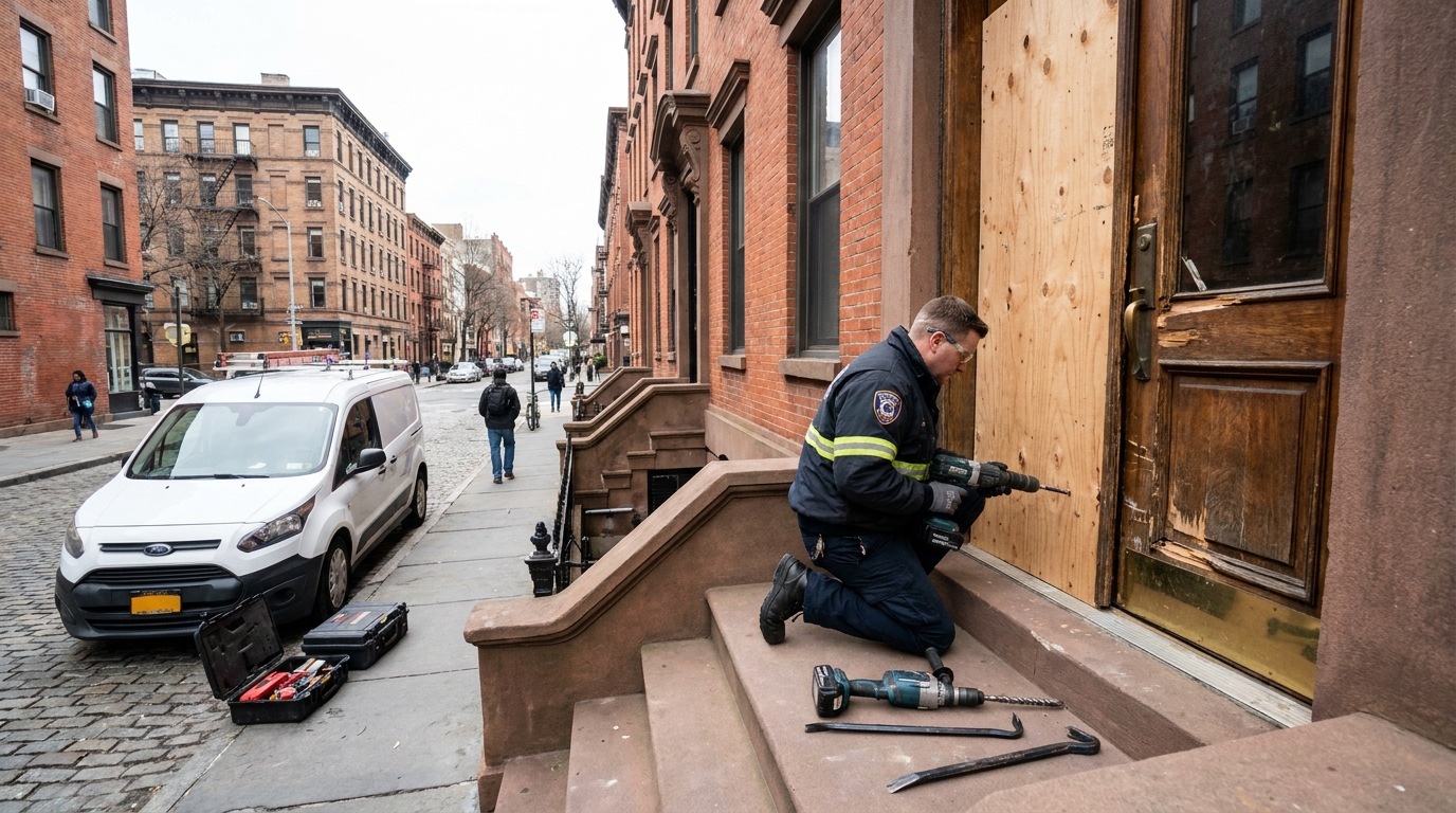 Emergency Door Repair project inspiration from Hillman Door Supply and Door Repair
